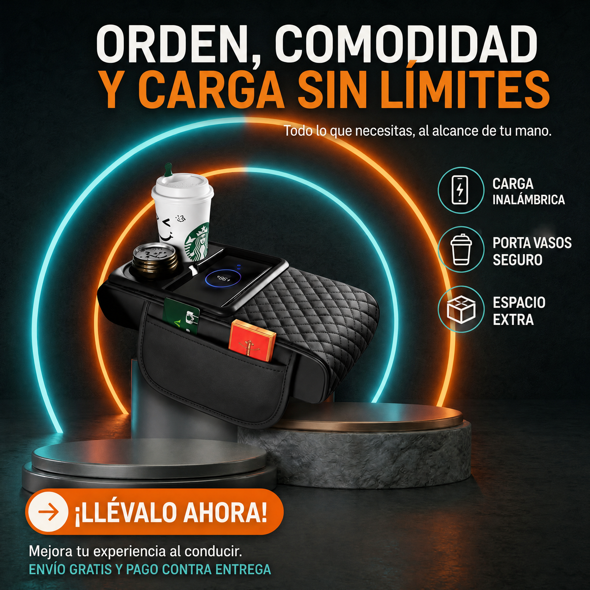 Luxcar™ | Cojín Apoyabrazos