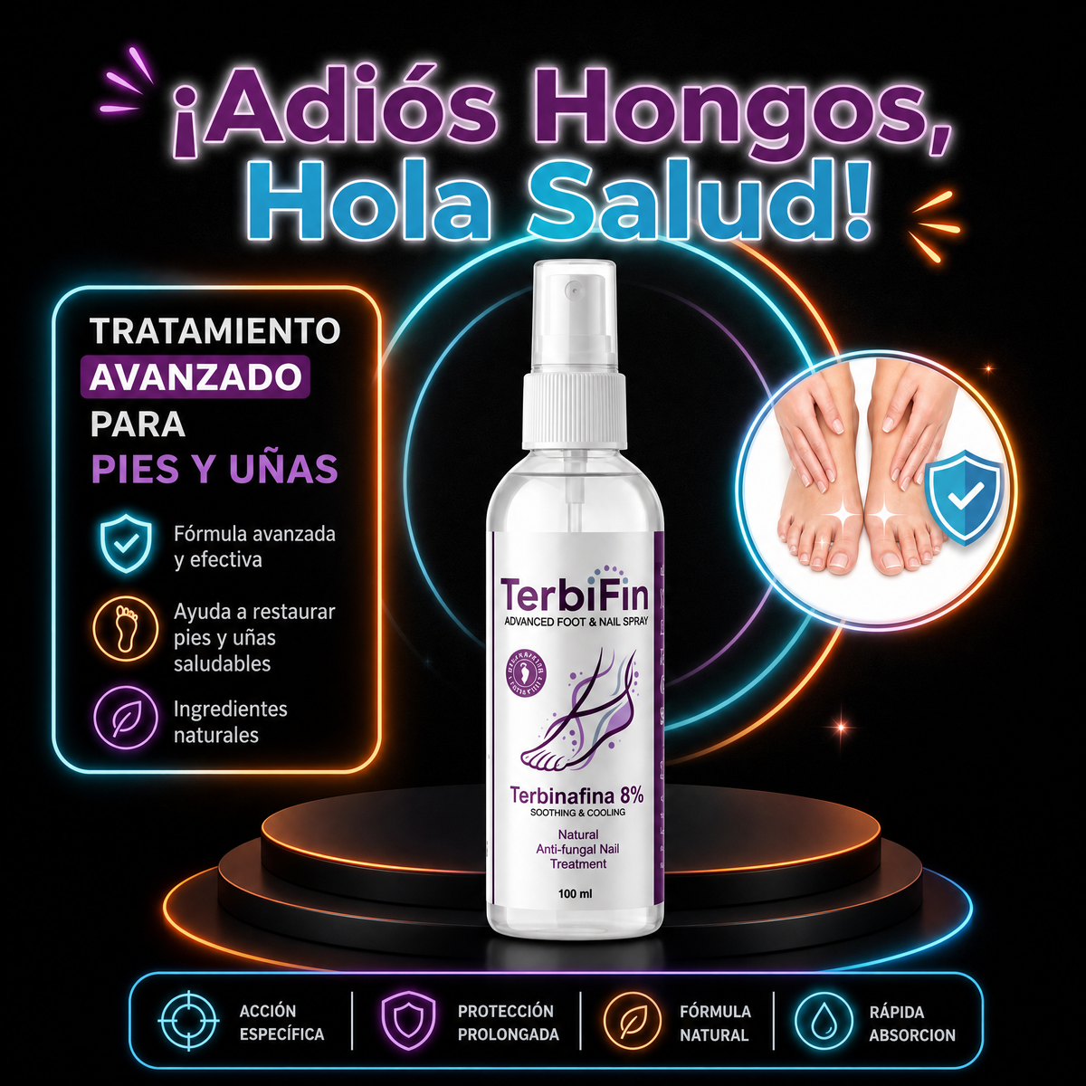 TerbiFin Spray  Anti-Hongos