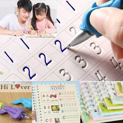 Set cuaderno magic caligrafia montessori