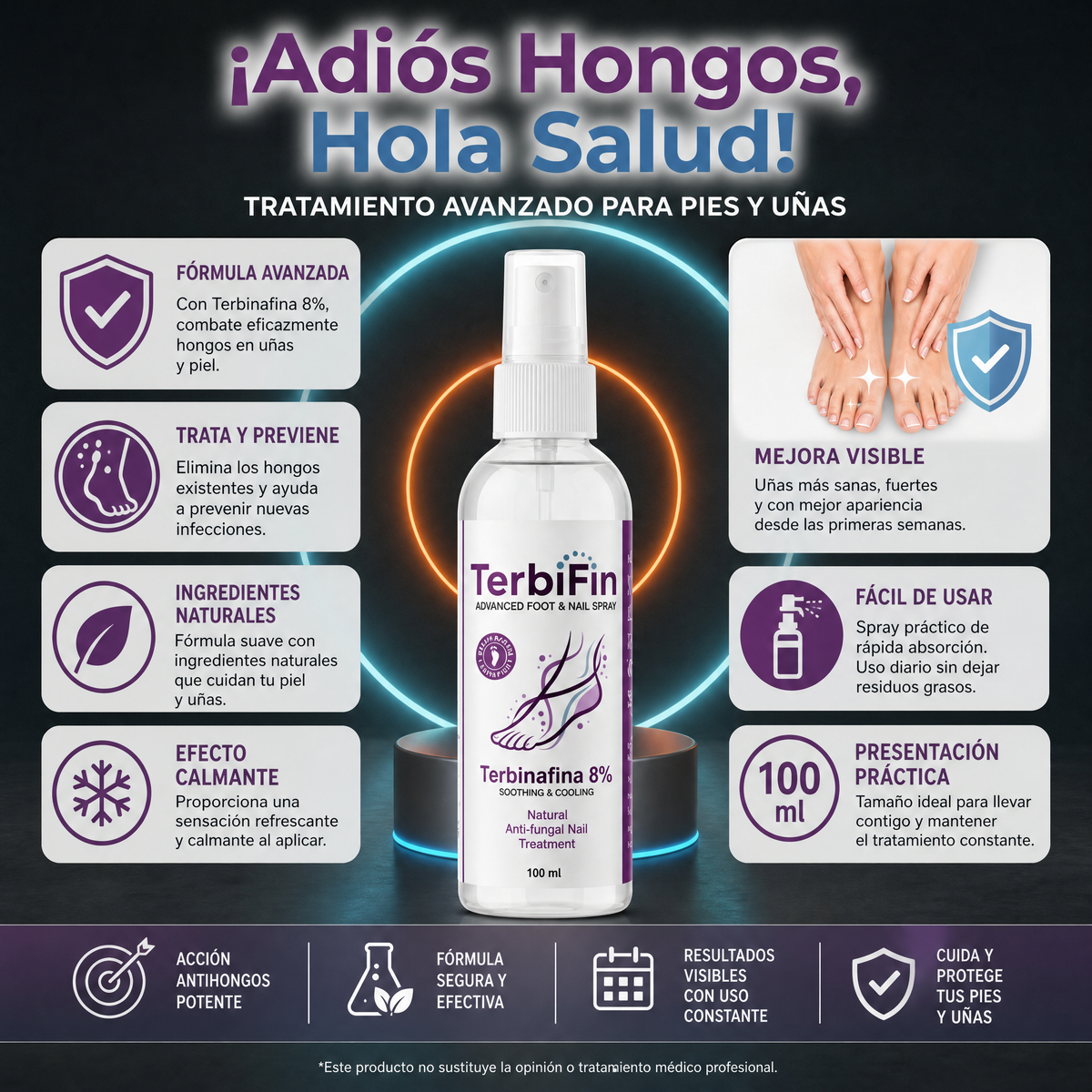 TerbiFin Spray  Anti-Hongos