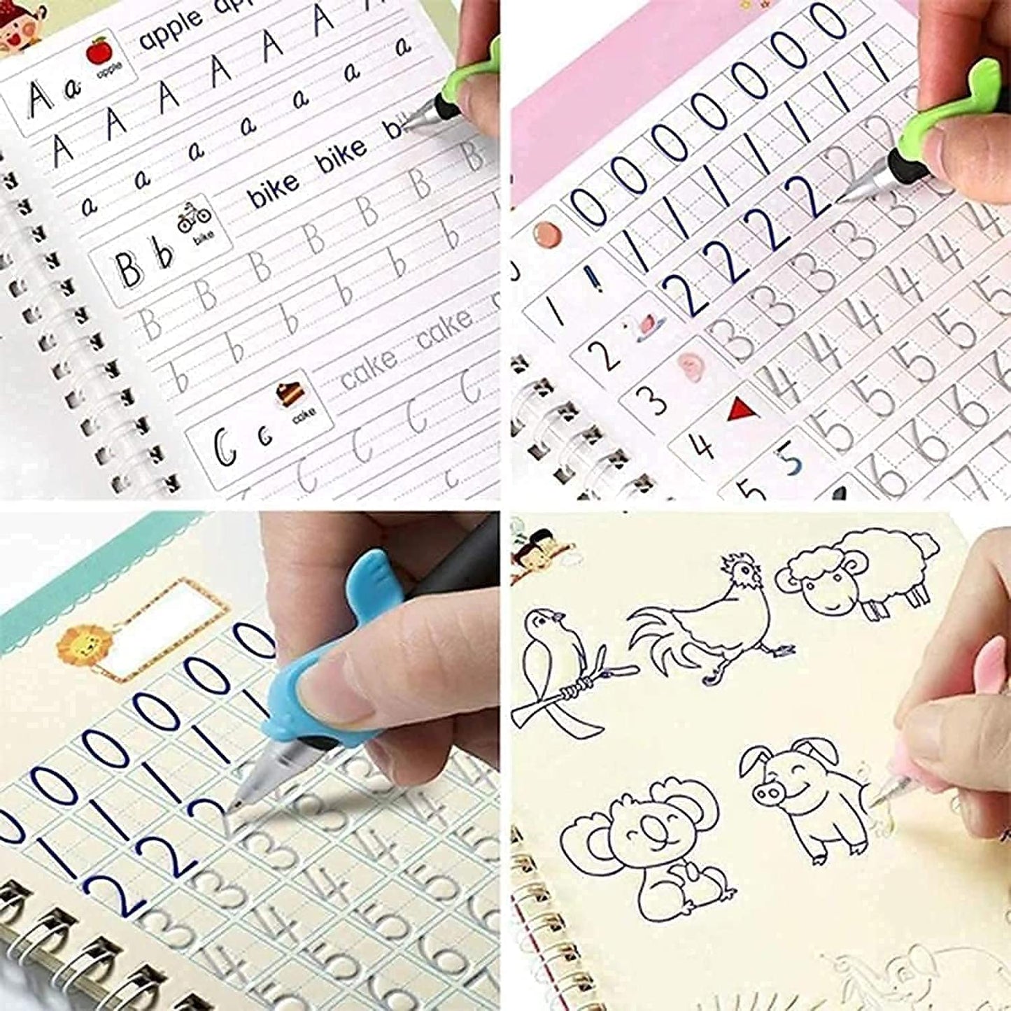 Set cuaderno magic caligrafia montessori