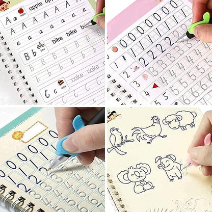 Set cuaderno magic caligrafia montessori