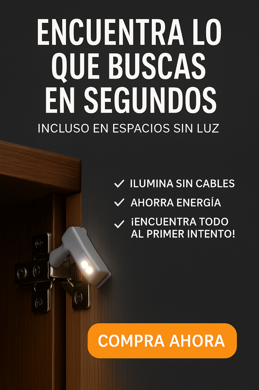 Luz LED para bisagras – Encuentra lo que buscas en segundos, incluso en espacios sin luz
