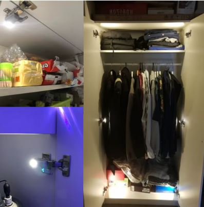 Luz LED para bisagras – Encuentra lo que buscas en segundos, incluso en espacios sin luz